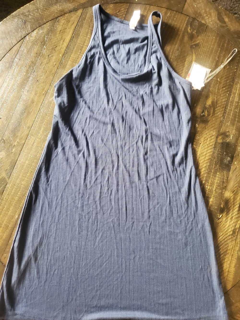 Auden Navy Ribbed Sleepwear Dress - Picture 3 of 4